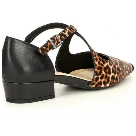 Alex Marie Caden Calf Hair Pumps Leopard Animal Low Heel Hair on Hide Size 9.5 - Picture 9 of 9